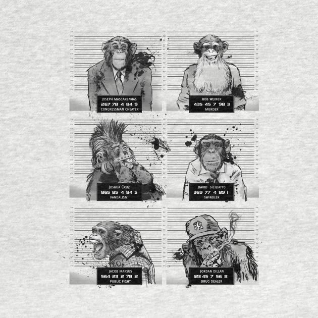 Mugshots monkeys by primate